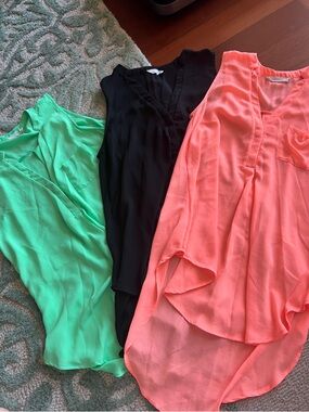 Lush Flowy Tops (high-low style)